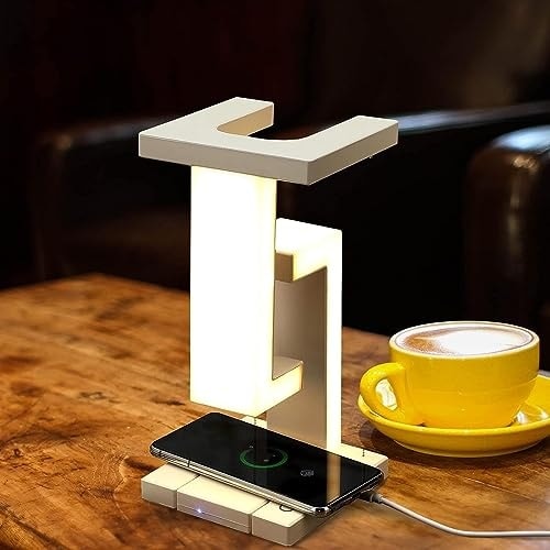 Anti-Gravity LED Desk Lamp with Wireless Charger