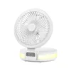 WiWu FS05 Rechargeable fan (4000mAh battery, LED Display Controll Panel)- White Color